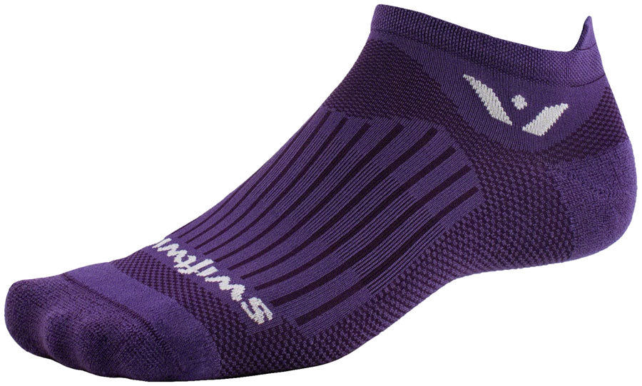 Swiftwick Aspire Zero Tab Socks - Raisin, Small