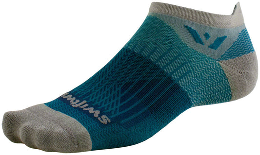 Swiftwick Aspire Zero Tab Socks - Pewter Navy, Large