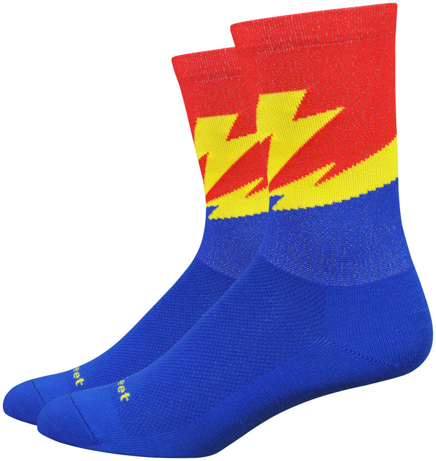DeFeet Aireator Flash Socks - 5 inch, Multi-Color, Women's, Large