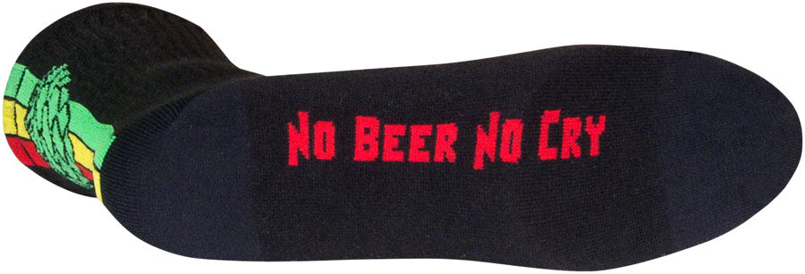 SockGuy Crew Hoppyness Socks - 6 inch, Black, Large/X-Large