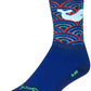 SockGuy Crew Oh Whale Socks - 6 inch, Blue, Large/X-Large