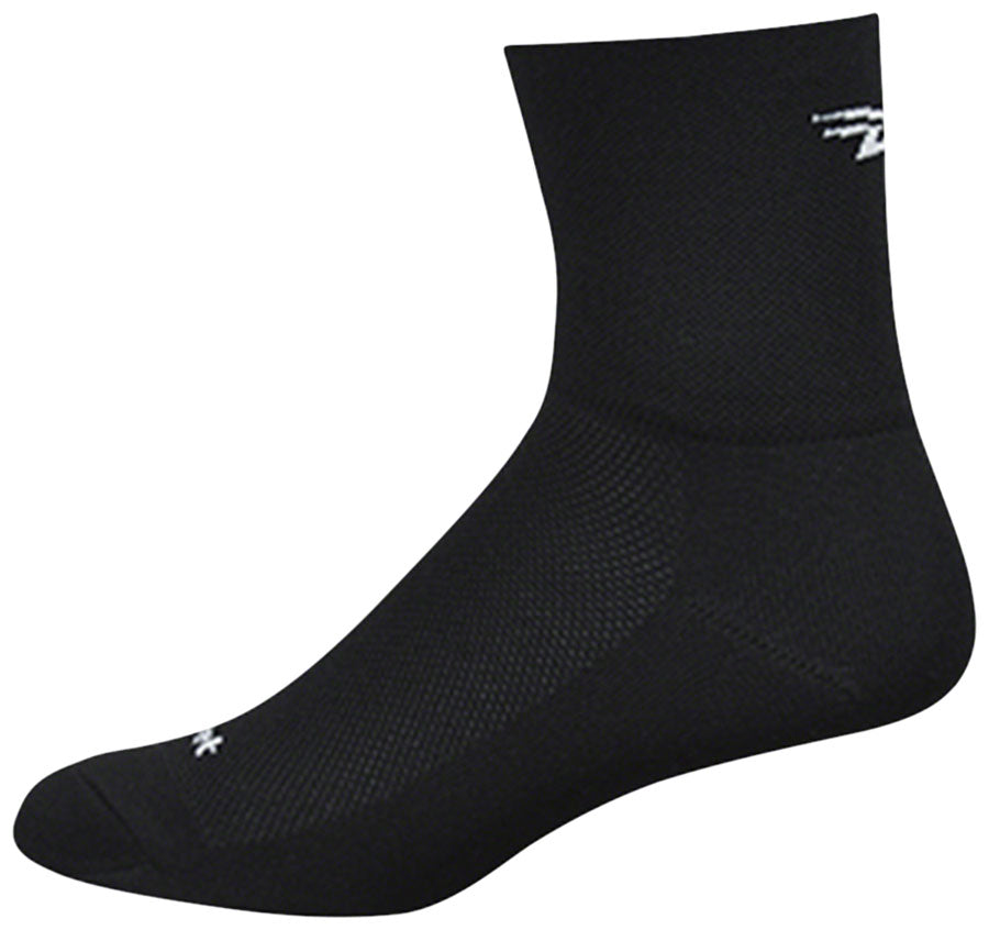 DeFeet Aireator D-Logo Socks - 3 inch, Black, Small
