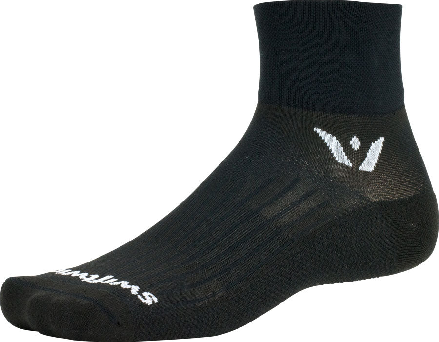 Swiftwick Aspire Two Socks - 2 inch, Black, Medium