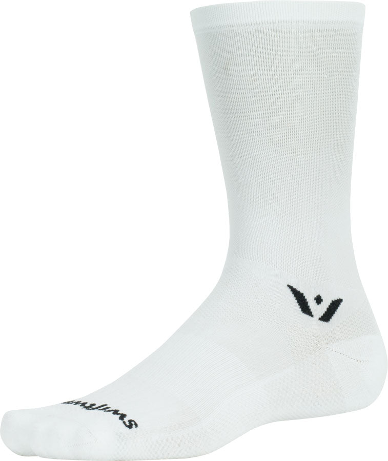 Swiftwick Aspire Seven Socks - 7 inch, White, Large