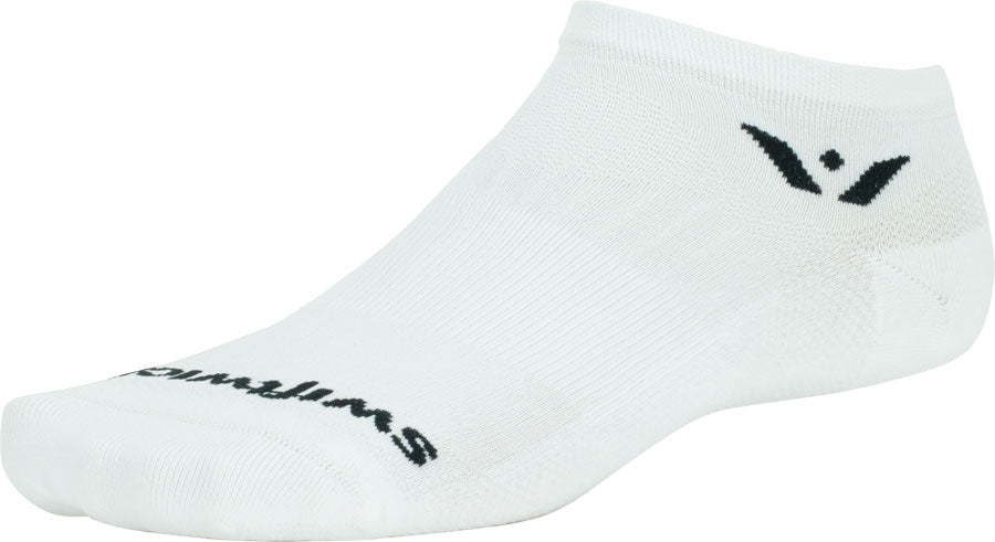 Swiftwick Performance Zero Socks - No Show, White, Large