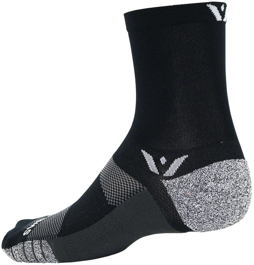 Swiftwick Flite XT Five Socks - 5 inch, Black, Medium