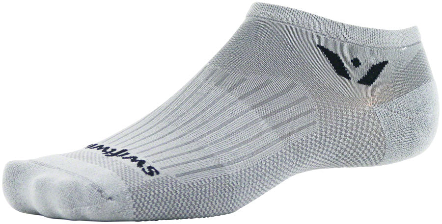 Swiftwick Aspire Zero Socks - No Show, Pewter, Small