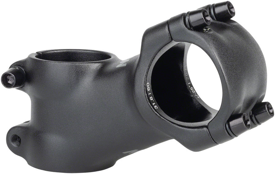 MSW 25 Stem - 60mm, 31.8 Clamp, +/-25, 1-1/8", Aluminum, Black