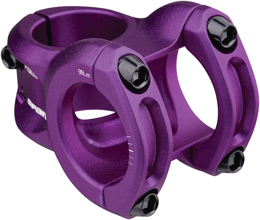 Spank SPOON 318 0 Degree 1 8" 33mm Threadless Stem 31.8mm Clamp 1 1/8 in Purple