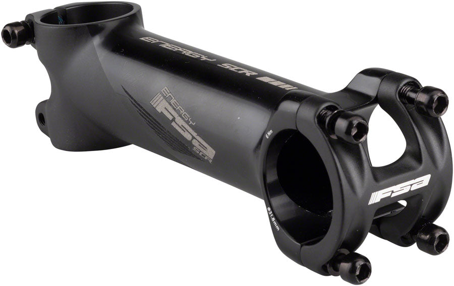 FSA Full Speed Ahead Energy SCR 6 Gray 120mm Threadless Stem 31.8mm 1 1/8 Black