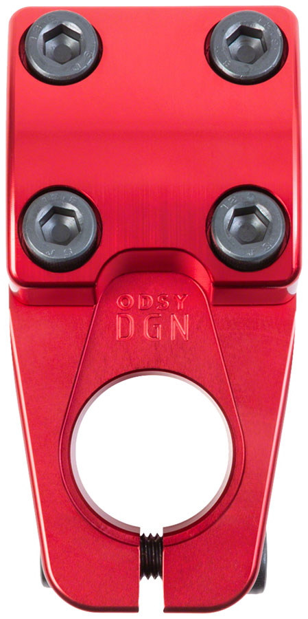 Odyssey DGN v2 Anodized 32mm Top Load Stem 22.2mm Clamp 1 1/8 in Steerer Red
