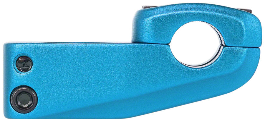 Eclat Onyx Stem - Toploader, 22.2mm, 50mm Reach, Cyan