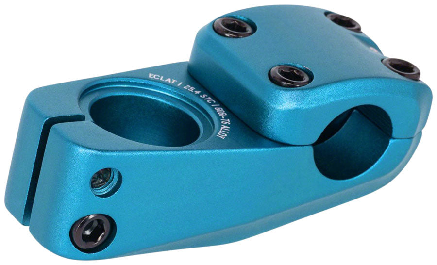 Eclat Onyx Toploader Reach Cyan 50mm Top Load Stem 25.4mm Clamp 1 1/8 in Blue