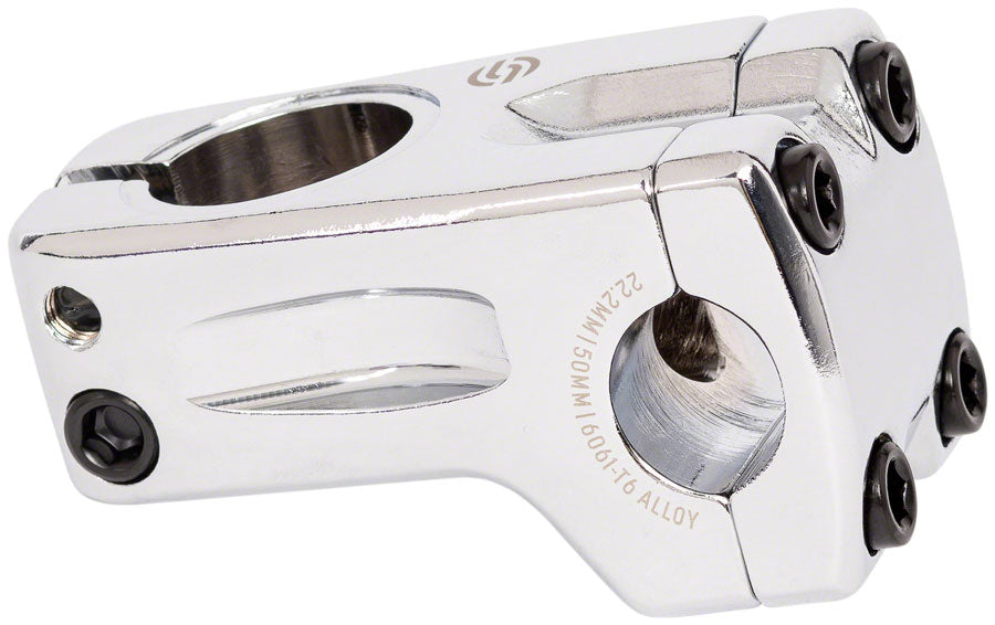 Salt Pro BMX Chrome 50mm Front Load Stem 22.2mm Clamp 1 1/8 in Steerer Silver