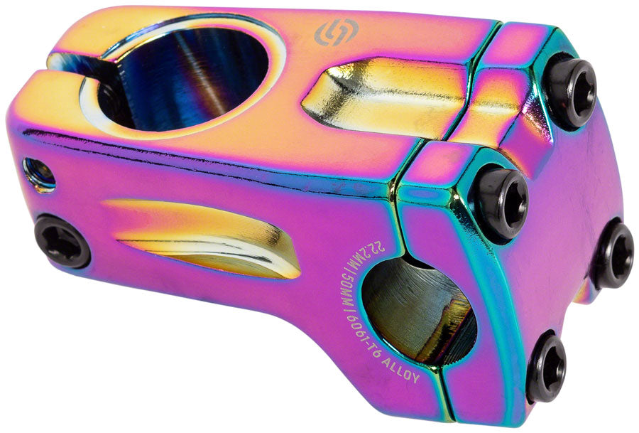 Salt Pro BMX 50mm Front Load Stem 22.2mm Clamp 1 1/8 in Steerer Oil Slick