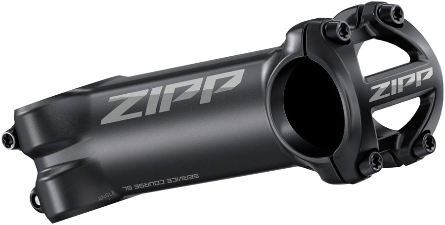 ZIPP Service Course OS 6 deg 1 4" Aluminum Matte B2 70mm Threadless Stem Black