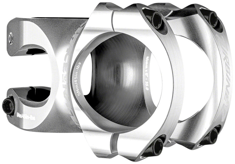Raceface Turbine R 0 1 8" 50mm Threadless Stem 35mm Clamp 1 1/8 in Silver