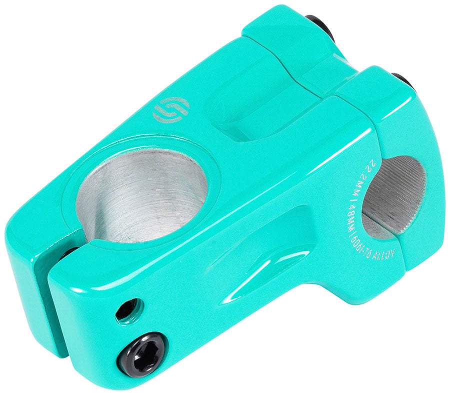 Salt Pro BMX Teal 50mm Front Load Stem 22.2mm Clamp 1 1/8 in Steerer