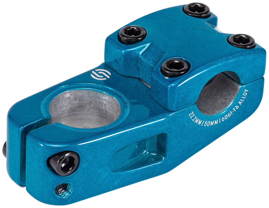 Salt Pro BMX 50mm Top Load Stem 22.2mm Clamp 1 1/8 in Steerer Blue