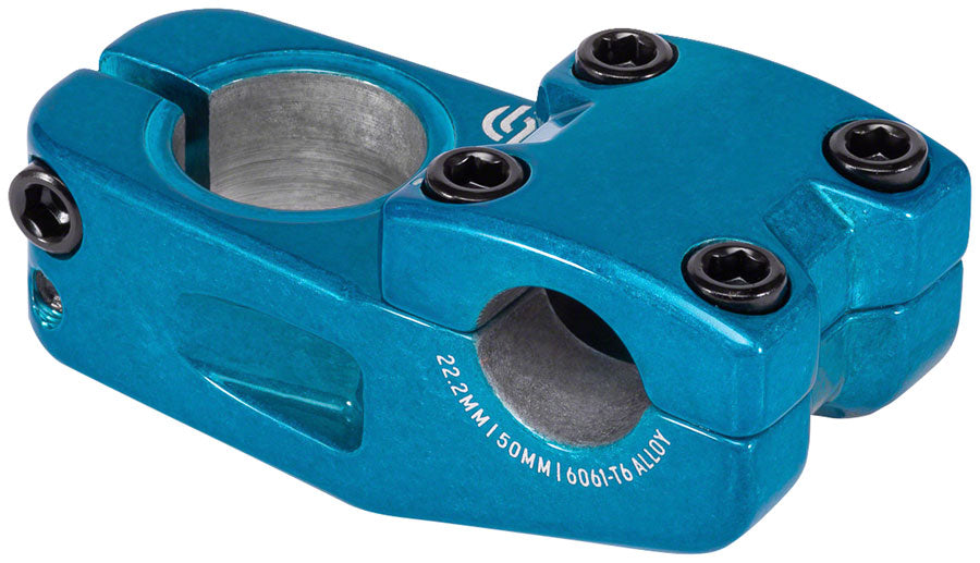 Salt Pro BMX 50mm Top Load Stem 22.2mm Clamp 1 1/8 in Steerer Blue
