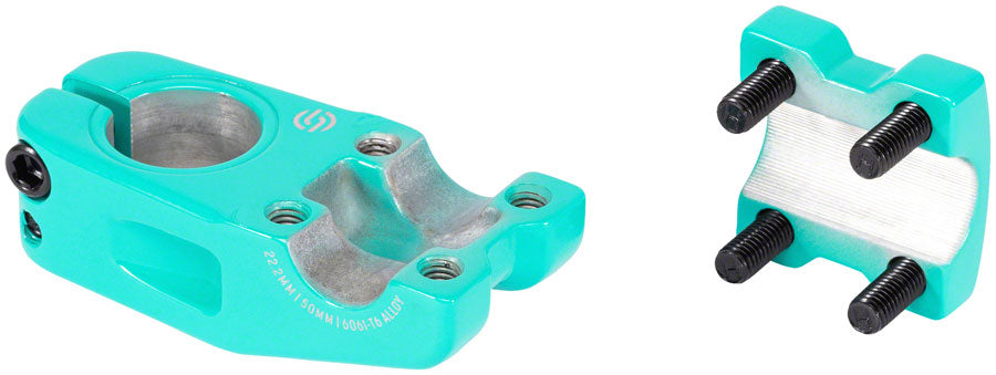 Salt Pro BMX Teal 50mm Top Load Stem 22.2mm Clamp 1 1/8 in Steerer