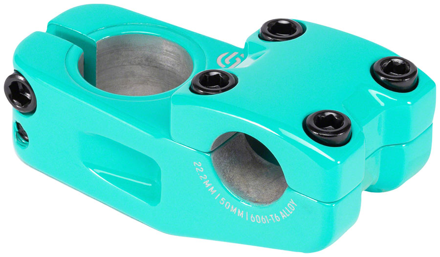 Salt Pro BMX Teal 50mm Top Load Stem 22.2mm Clamp 1 1/8 in Steerer