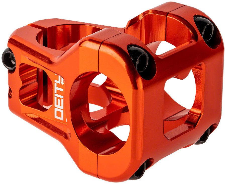 Deity Components DEITY Cavity 0 1 8" 55mm Threadless Stem 31.8mm 1 1/8 in Orange