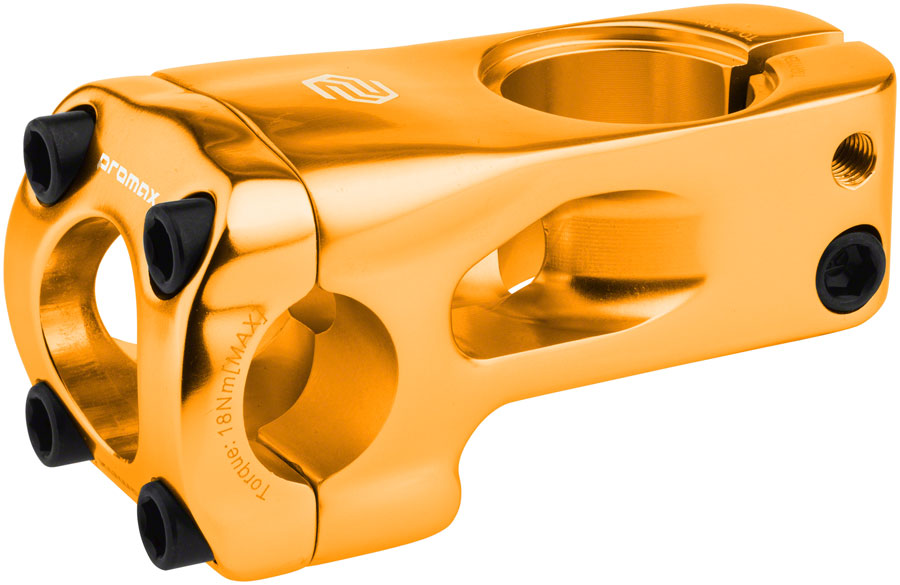 Promax Banger BMX Stem 48mm Front Load Stem 22.2mm Clamp 1 1/8 in Steerer Gold