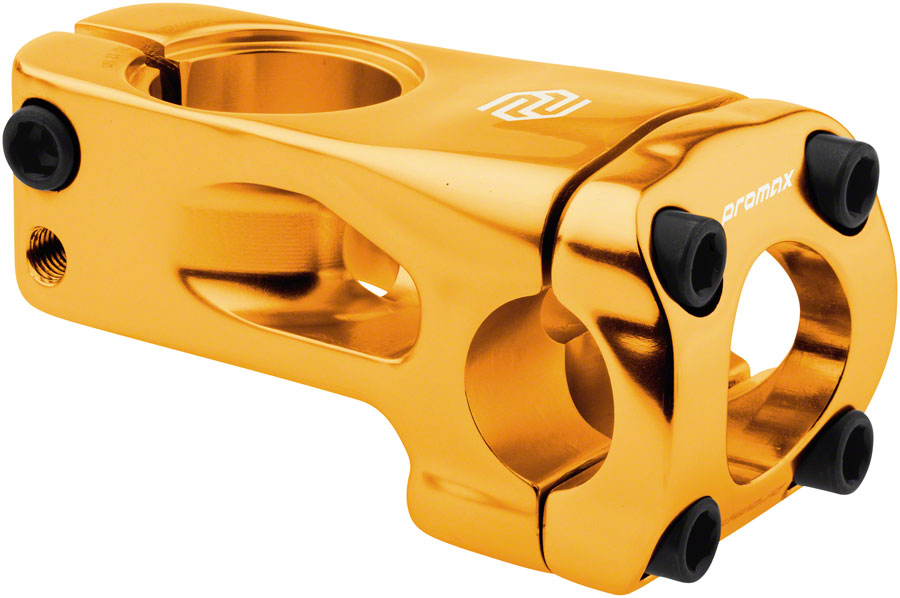 Promax Banger BMX Stem 48mm Front Load Stem 22.2mm Clamp 1 1/8 in Steerer Gold