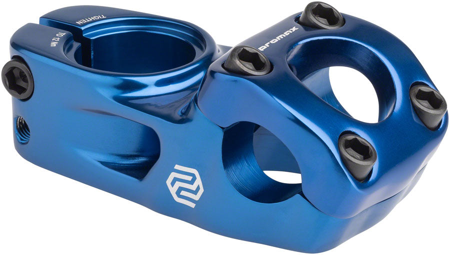 Promax Impact BMX Stem 53mm Top Load Stem 22.2mm Clamp 1 1/8 in Steerer Blue