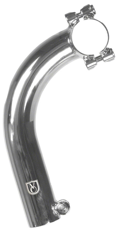 Velo Orange Cigne Silver 90mm Threadless Stem 31.8mm Clamp 1 1/8 in Polished