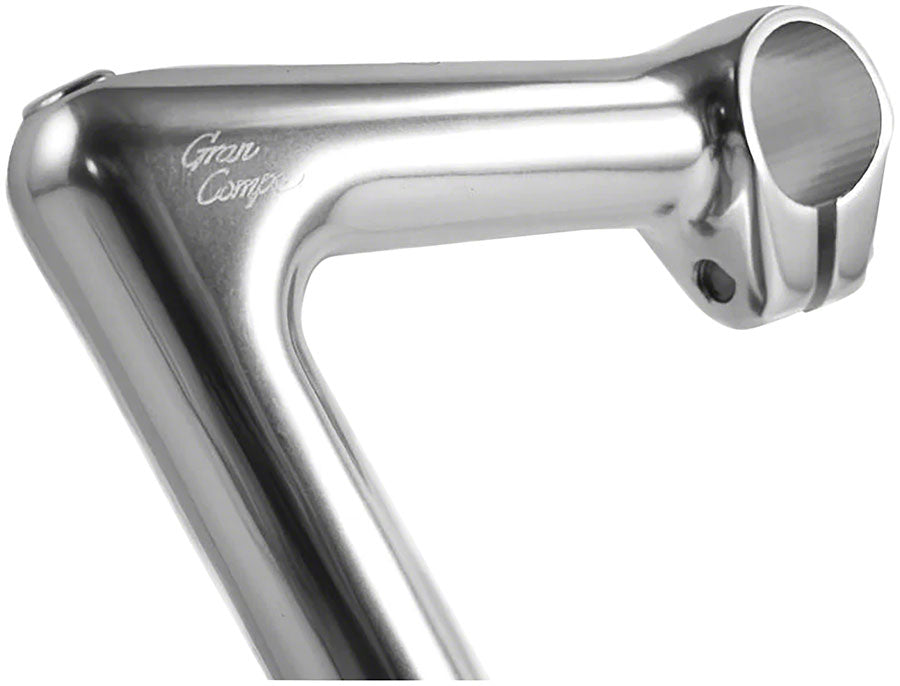 Velo Orange Grand Compe ENE Stem 100mm Quill Stem 26mm Clamp 22.2 mm Silver