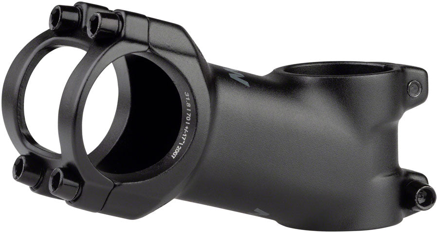 MSW 17 1 8" Aluminum 70mm Threadless Stem 31.8mm Clamp 1 1/8 in Steerer Black