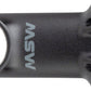 MSW 17 1 8" Aluminum 80mm Threadless Stem 31.8mm Clamp 1 1/8 in Steerer Black