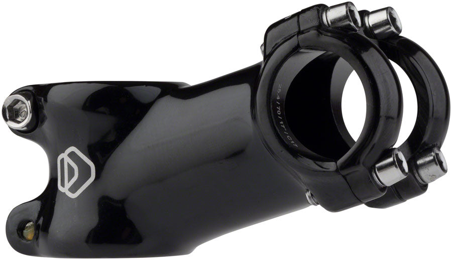 Dimension 17 1 8" Alloy 70mm Threadless Stem 25.4mm Clamp 1 1/8 in Steerer Black