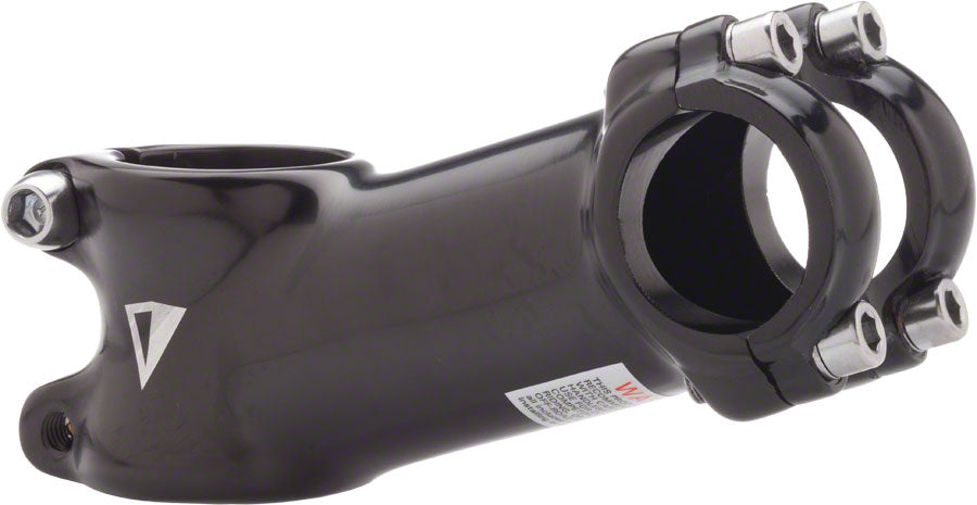 Dimension 17 1 8" Alloy 80mm Threadless Stem 25.4mm Clamp 1 1/8 in Steerer Black