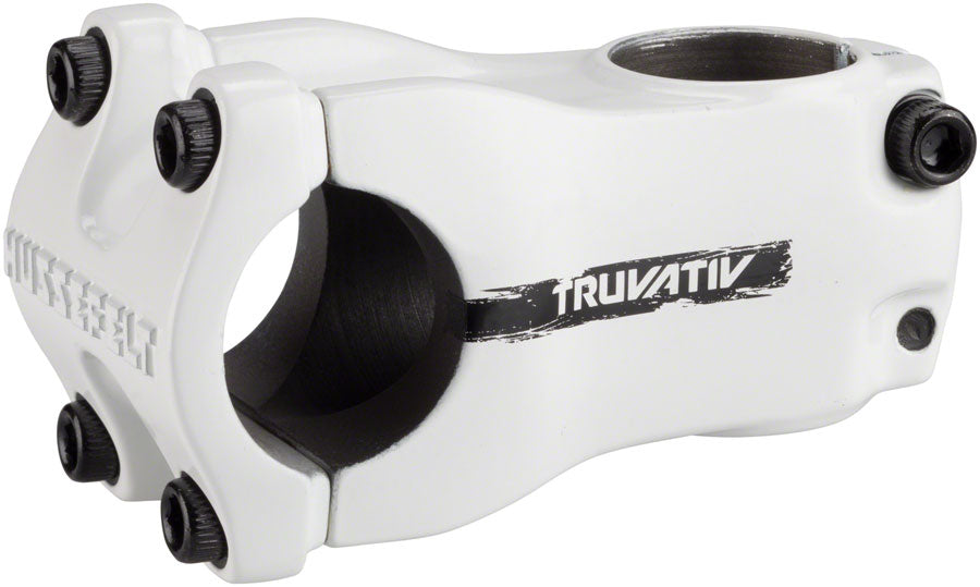 TruVativ Hussefelt Stem - 60mm, 31.8 Clamp, +/-0, 1 1/8", Aluminum, White