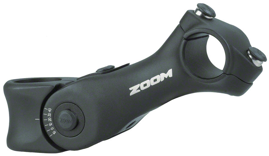 Zoom TDS 80 1 8" Aluminum 105mm Adjustable Stem 25.4mm Clamp 1 1/8 in Black