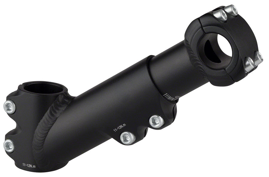 Zoom Stoker 135mm Threadless Stem 25.4mm Clamp 1 1/8 in Steerer Black