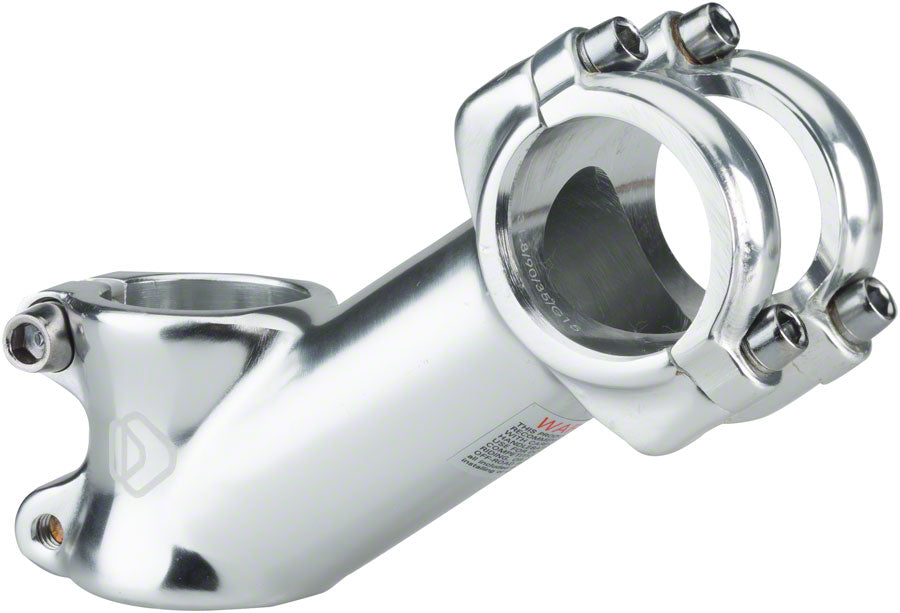 Dimension 1 8" Alloy 110mm Threadless Stem 31.8mm Clamp 1 1/8 in Steerer Silver