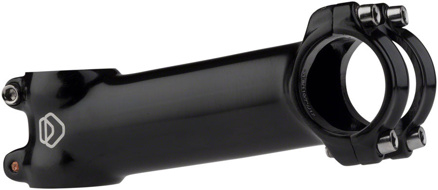 Dimension 7 1 8" Alloy 110mm Threadless Stem 31.8mm Clamp 1 1/8 in Steerer Black