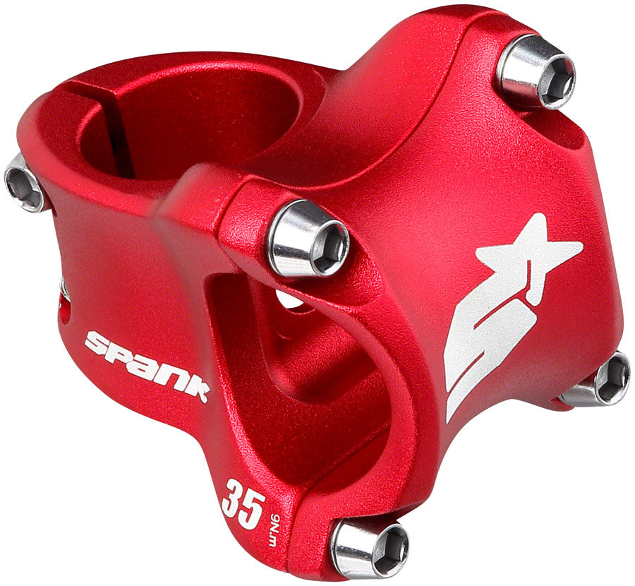 Spank Spike Race 2 0 1 8" Aluminum Threadless Stem 31.8mm Clamp 1 1/8 in Red