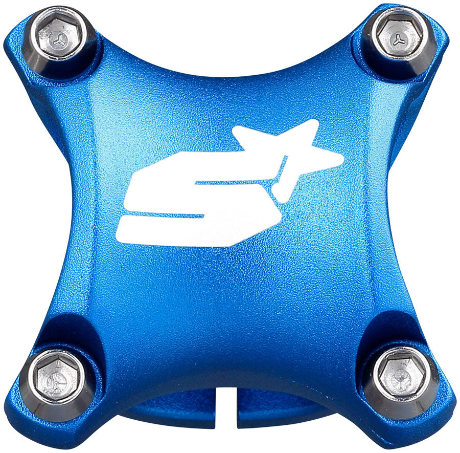 Spank Spike Race 2 0 1 8" Aluminum Threadless Stem 31.8mm Clamp 1 1/8 in Blue