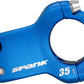 Spank Spike Race 2 0 1 8" Aluminum Threadless Stem 31.8mm Clamp 1 1/8 in Blue