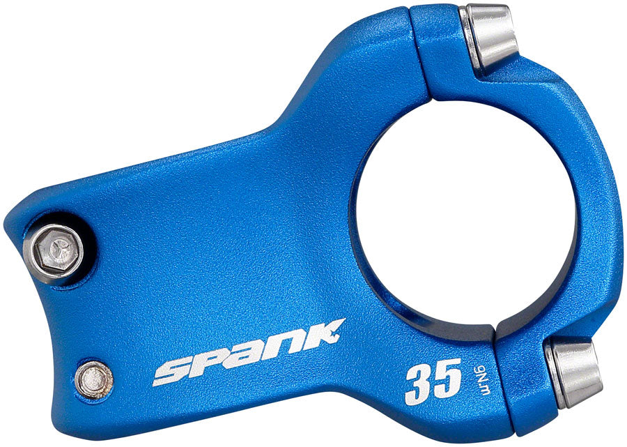 Spank Spike Race 2 0 1 8" Aluminum Threadless Stem 31.8mm Clamp 1 1/8 in Blue
