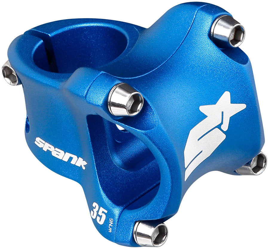 Spank Spike Race 2 0 1 8" Aluminum Threadless Stem 31.8mm Clamp 1 1/8 in Blue