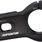 Spank Split 0 1 8" Aluminum 43mm Threadless Stem 31.8mm Clamp 1 1/8 in Black
