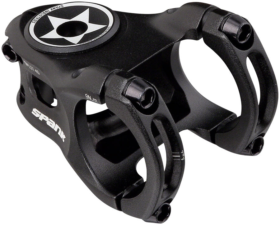 Spank Split 0 1 8" Aluminum 40mm Threadless Stem 35mm Clamp 1 1/8 in Black