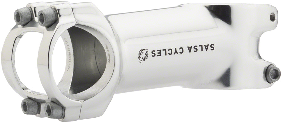 Salsa Guide 6 1 8" Aluminum 80mm Threadless Stem 31.8mm Clamp 1 1/8 in Silver