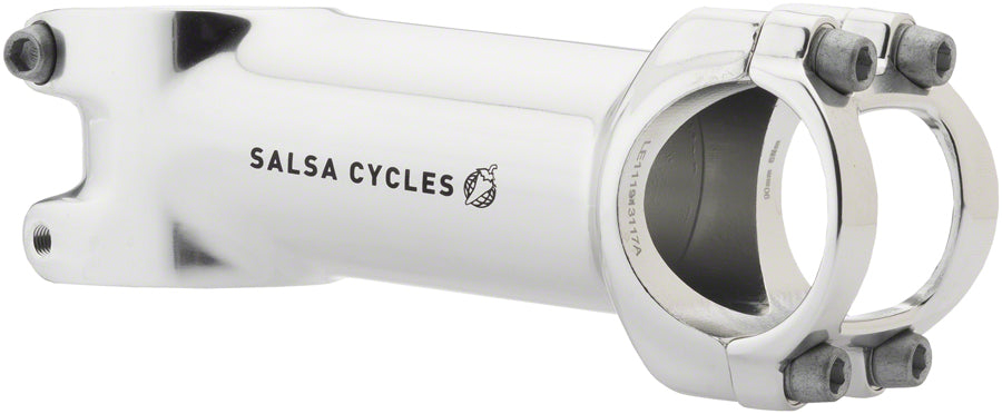 Salsa Guide 6 1 8" Aluminum 90mm Threadless Stem 31.8mm Clamp 1 1/8 in Silver
